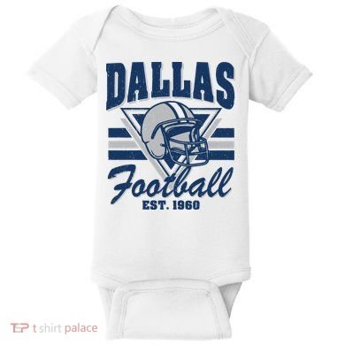 Retro Dallas Football Baby Bodysuit