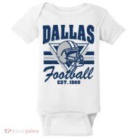 Retro Dallas Football Baby Bodysuit thumb 0