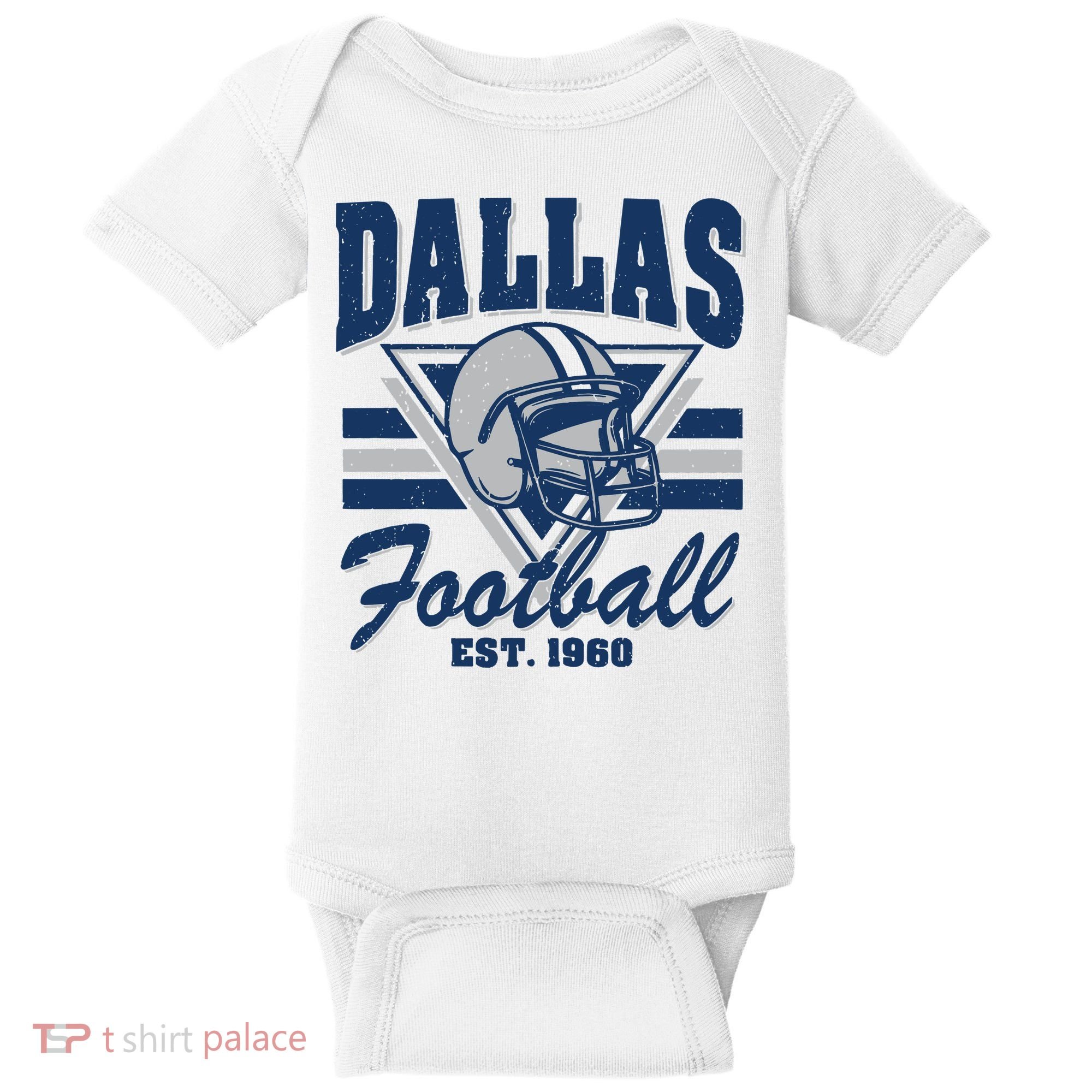 Retro Dallas Football Baby Bodysuit