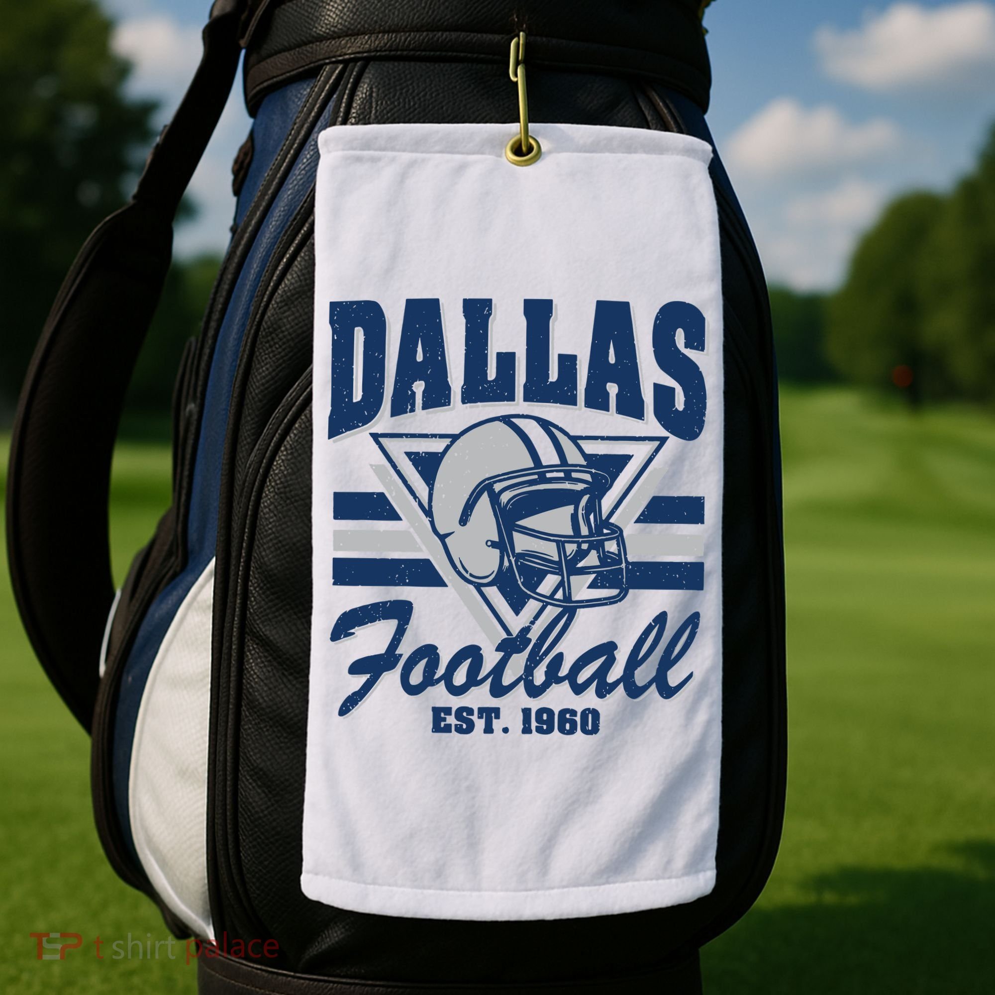 Retro Dallas Football Golf Towel