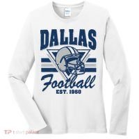 Retro Dallas Football Women's Long Sleeve Shirt thumb 0