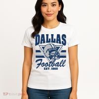 Retro Dallas Football Women's T-Shirt thumb 4