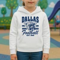 Retro Dallas Football Kids Hoodie thumb 3