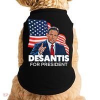 Ron DeSantis For President 2024 Election Proud Republican Doggie Tank thumb 0