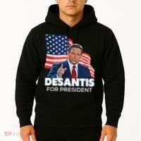 Ron DeSantis For President 2024 Election Proud Republican Hoodie thumb 2