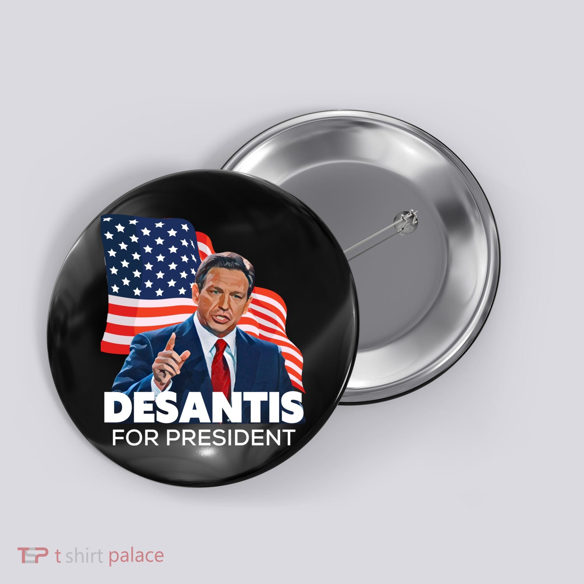 Ron DeSantis For President 2024 Election Proud Republican Button