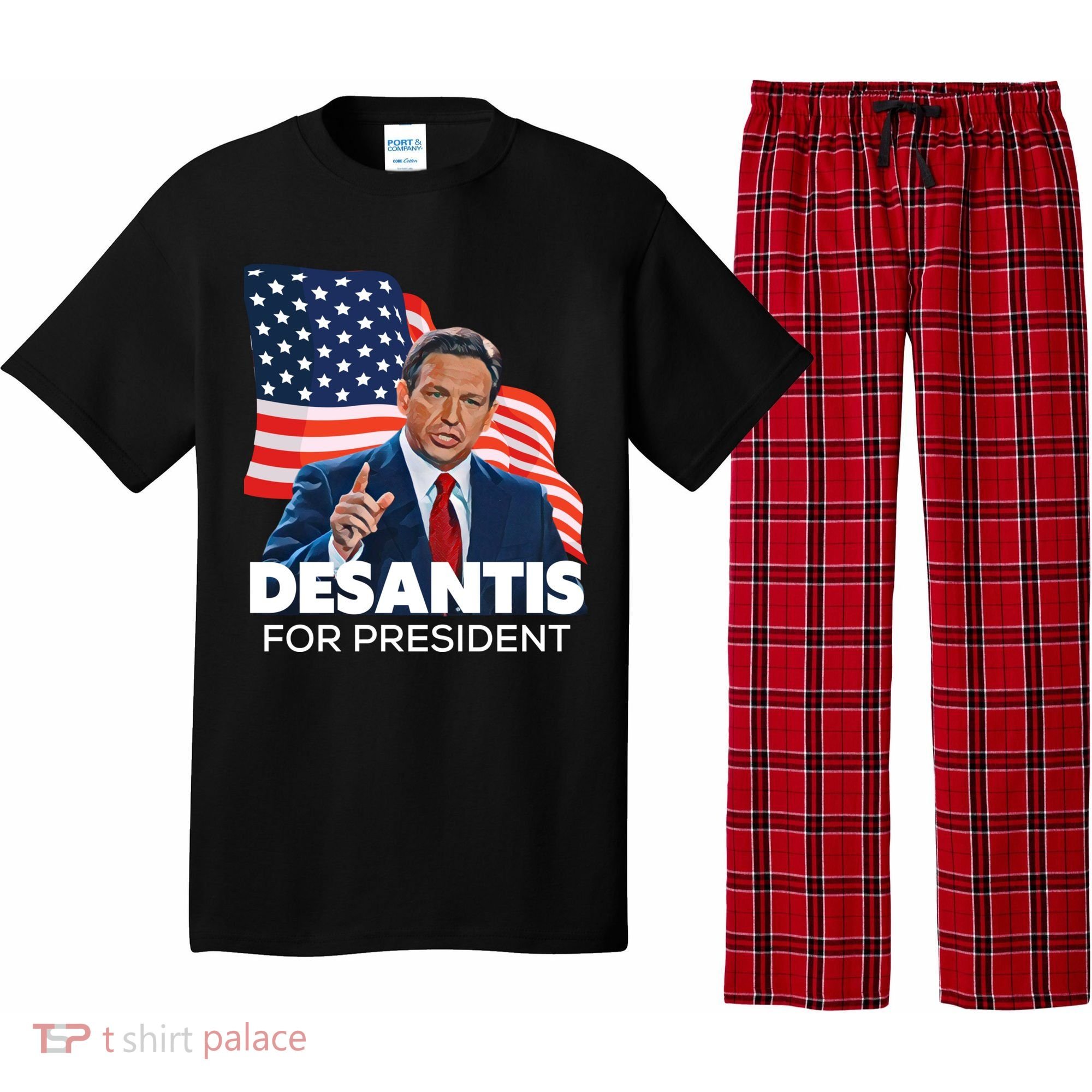 Ron DeSantis For President 2024 Election Proud Republican Pajama Set