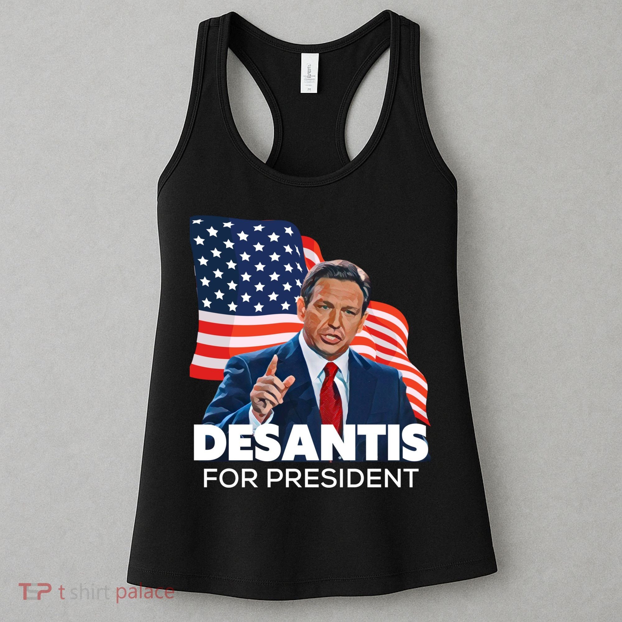 Ron DeSantis For President 2024 Election Proud Republican Women's Tank Top