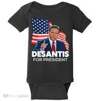 Ron DeSantis For President 2024 Election Proud Republican Baby Bodysuit thumb 0