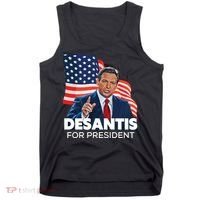 Ron DeSantis For President 2024 Election Proud Republican Tank Top thumb 0