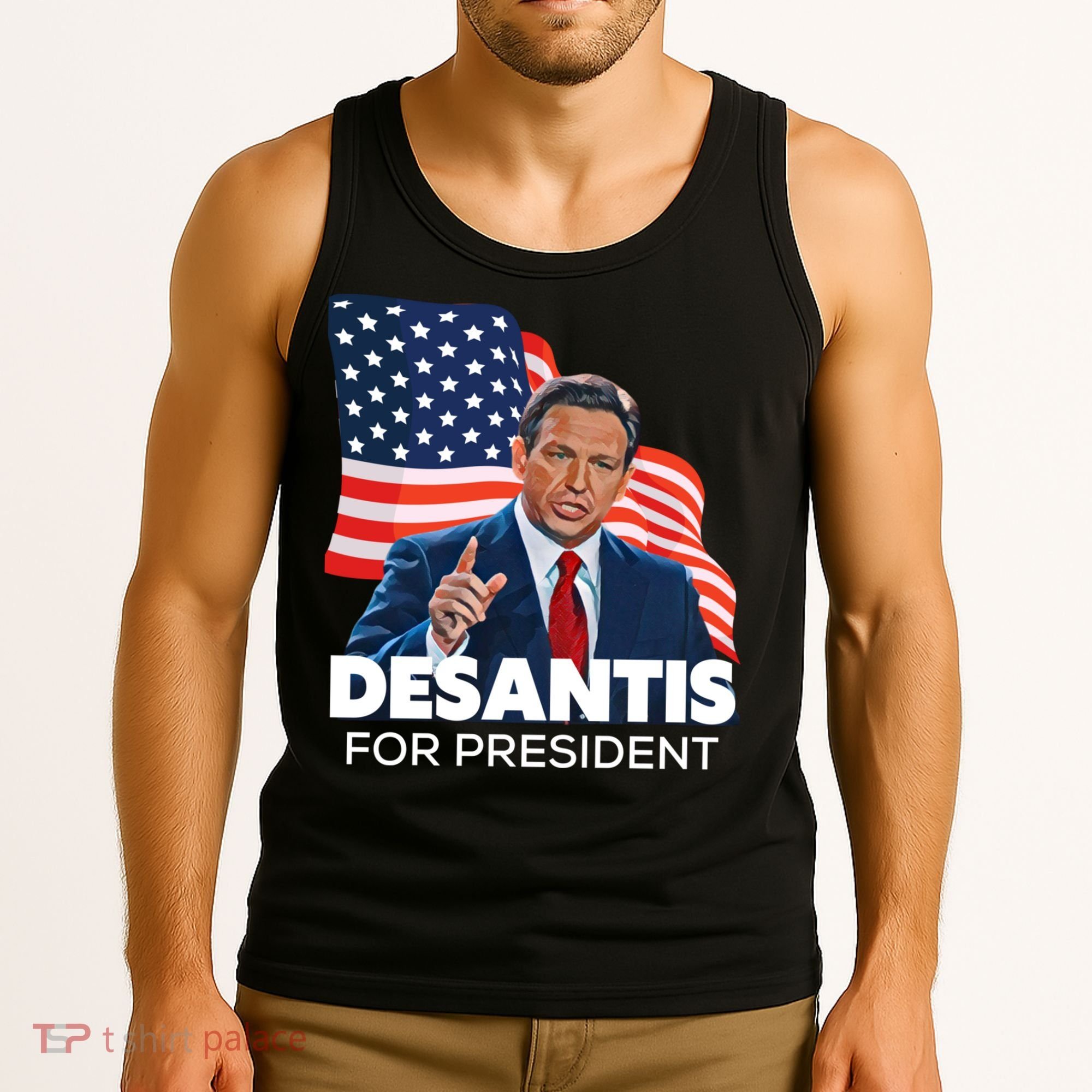 Ron DeSantis For President 2024 Election Proud Republican Tank Top