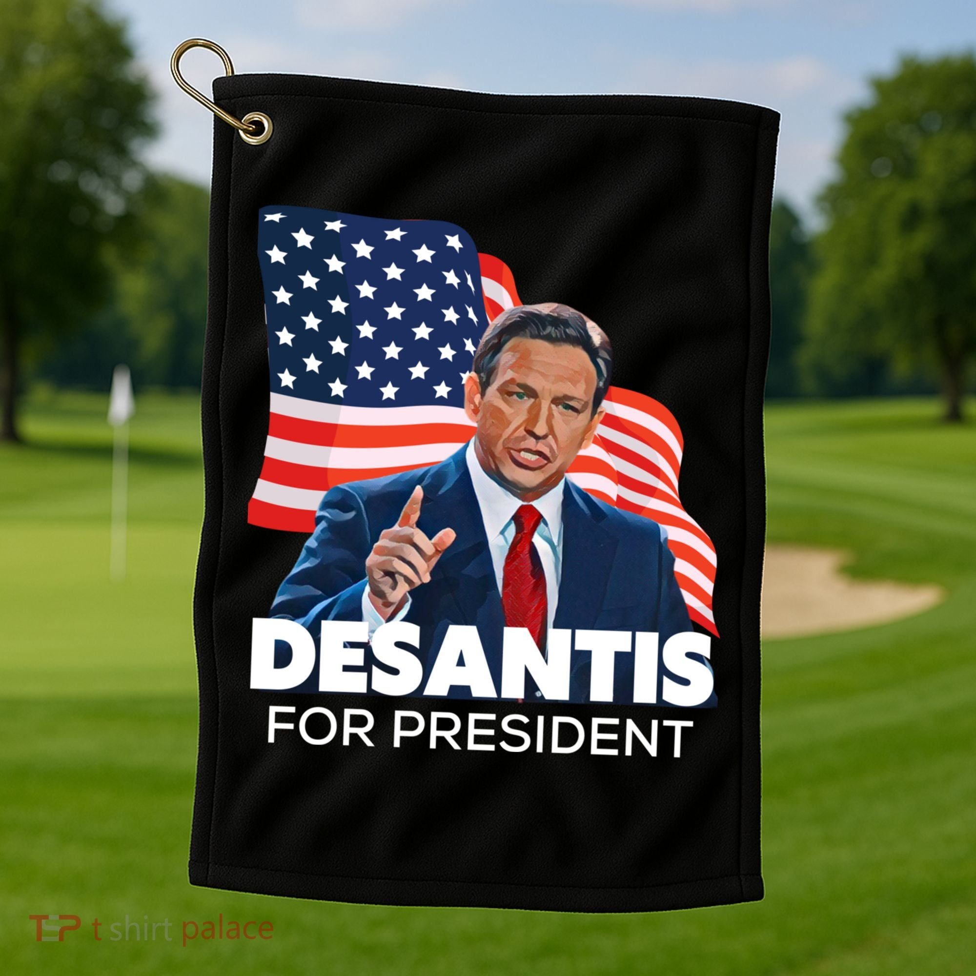 Ron DeSantis For President 2024 Election Proud Republican Golf Towel