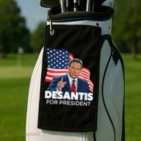 Ron DeSantis For President 2024 Election Proud Republican Golf Towel thumb 2