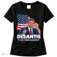 Ron DeSantis For President 2024 Election Proud Republican Women's T-Shirt thumb 0