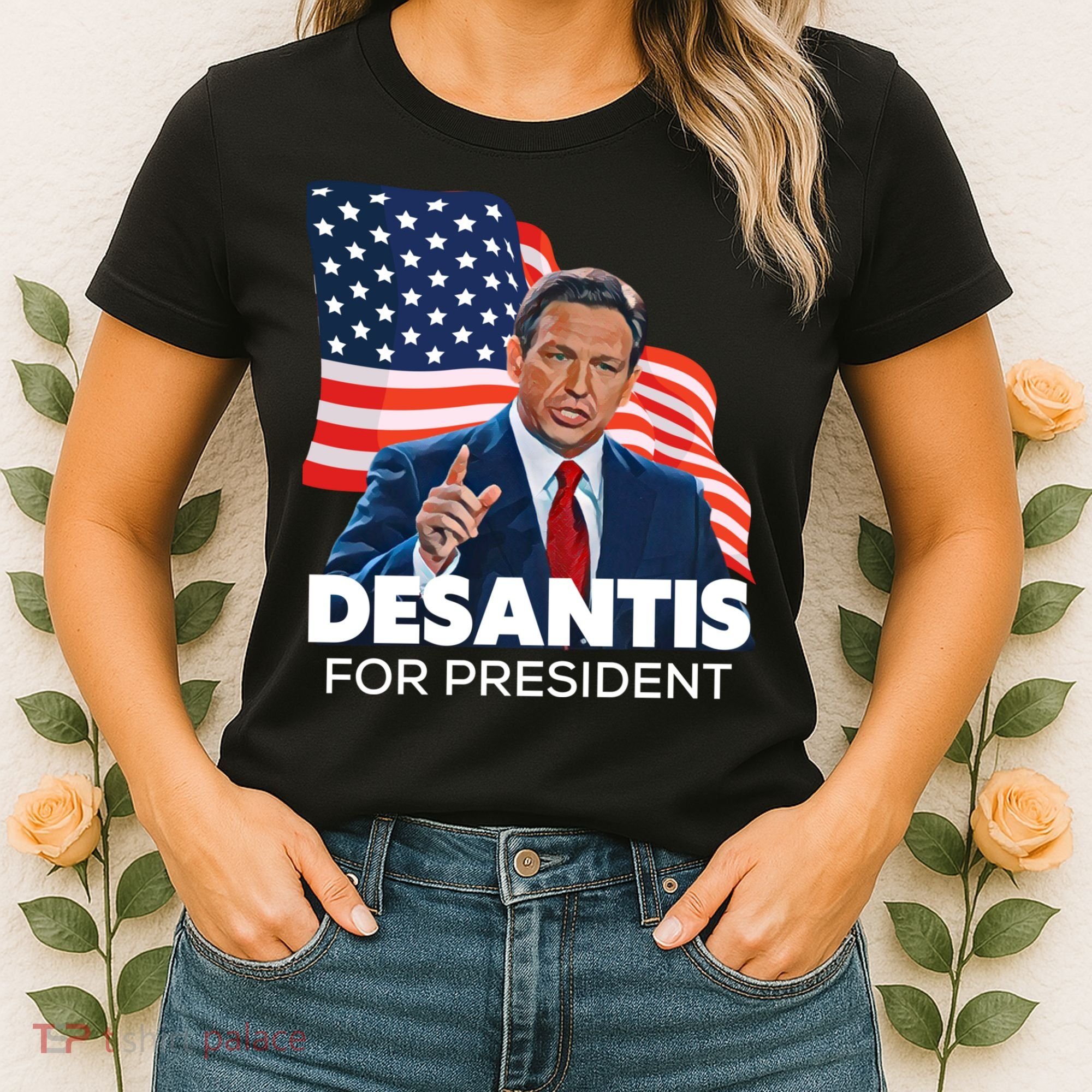 Ron DeSantis For President 2024 Election Proud Republican Women's T-Shirt