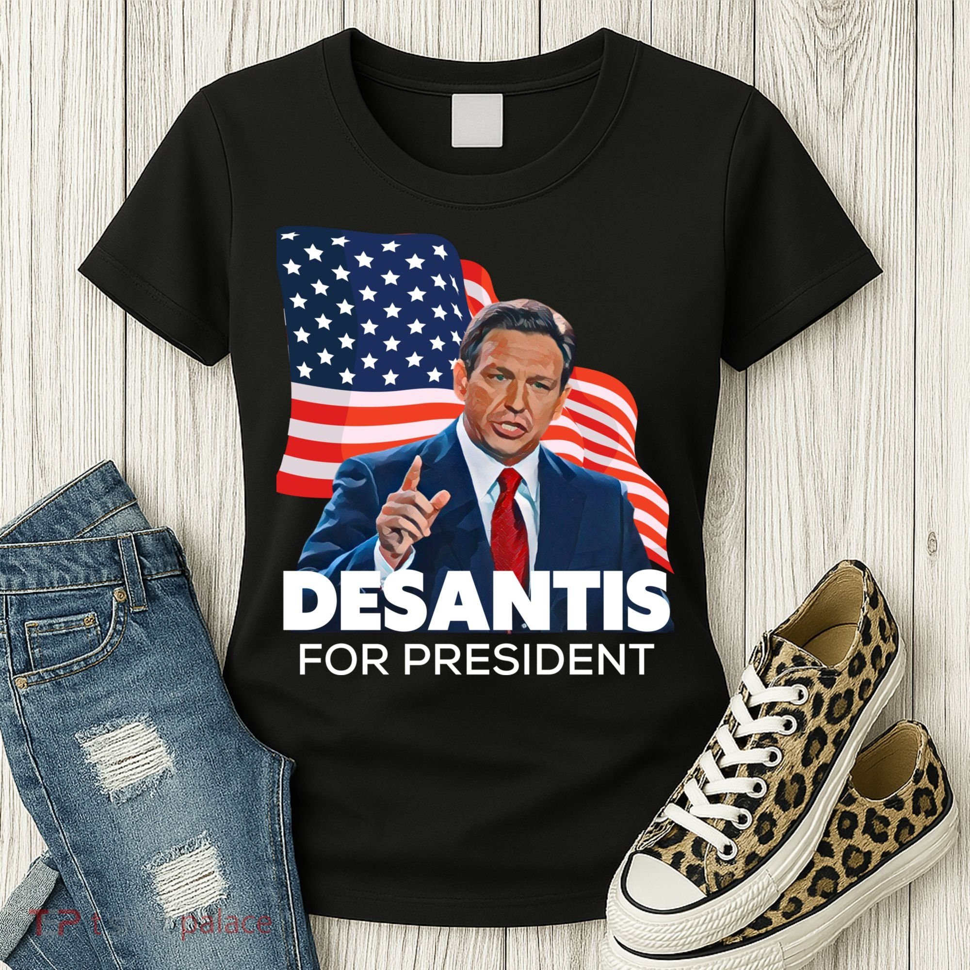 Ron DeSantis For President 2024 Election Proud Republican Women's T-Shirt