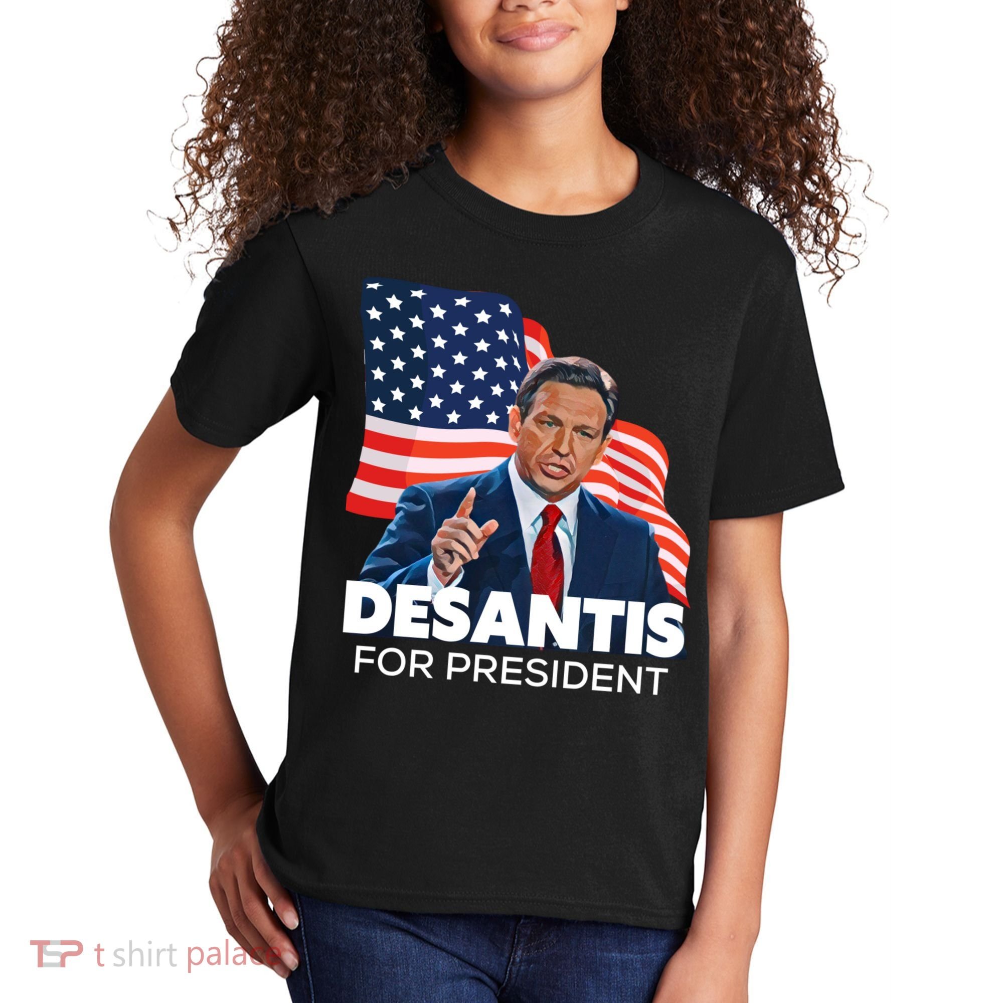 Ron DeSantis For President 2024 Election Proud Republican Kids T-Shirt