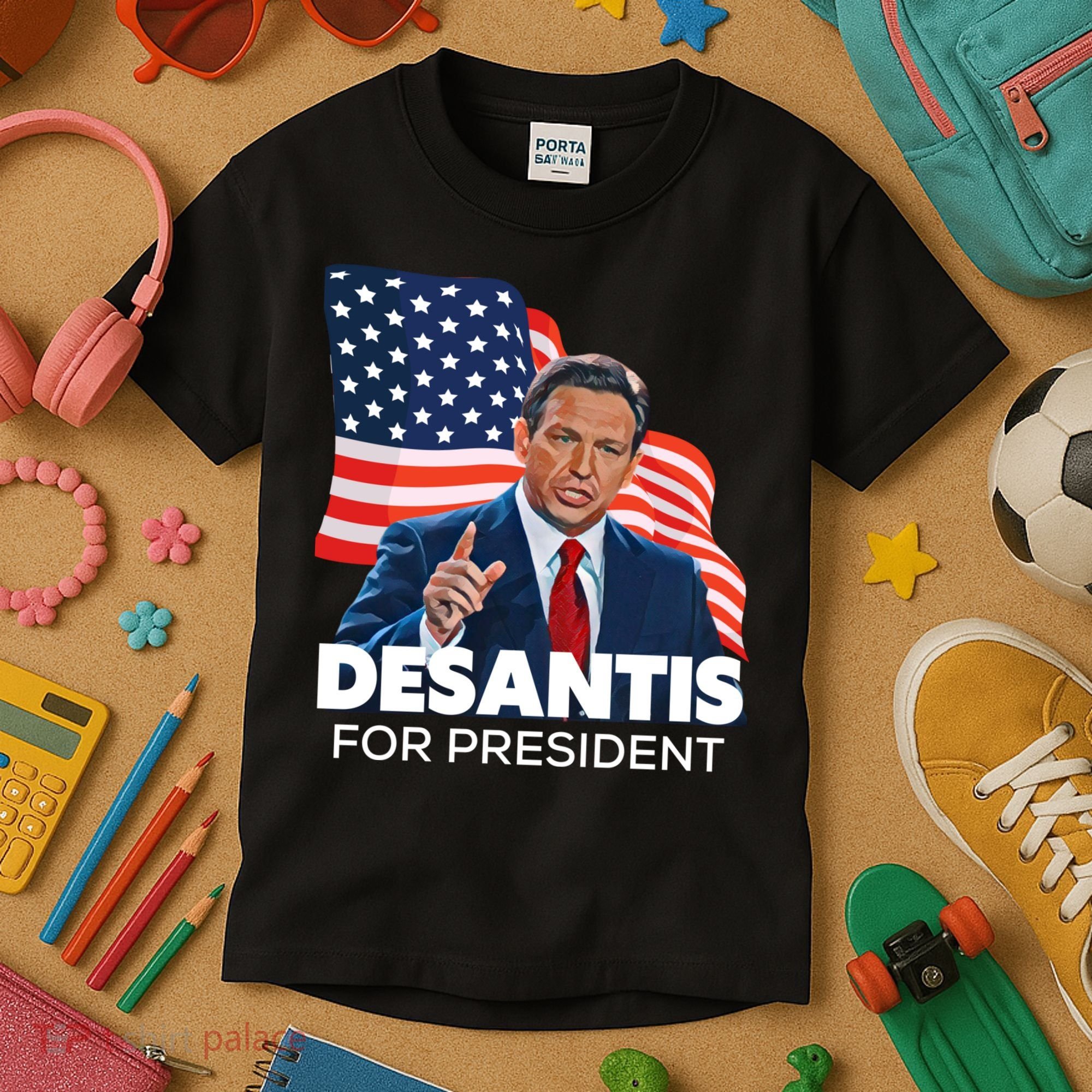 Ron DeSantis For President 2024 Election Proud Republican Kids T-Shirt