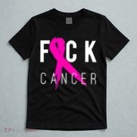 Retro Distressed Fuck Cancer Breast Cancer Awareness T-Shirt thumb 5