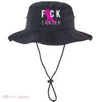 Retro Distressed Fuck Cancer Breast Cancer Awareness Bucket Hat thumb 0