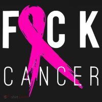 Retro Distressed Fuck Cancer Breast Cancer Awareness Mousepad thumb 1