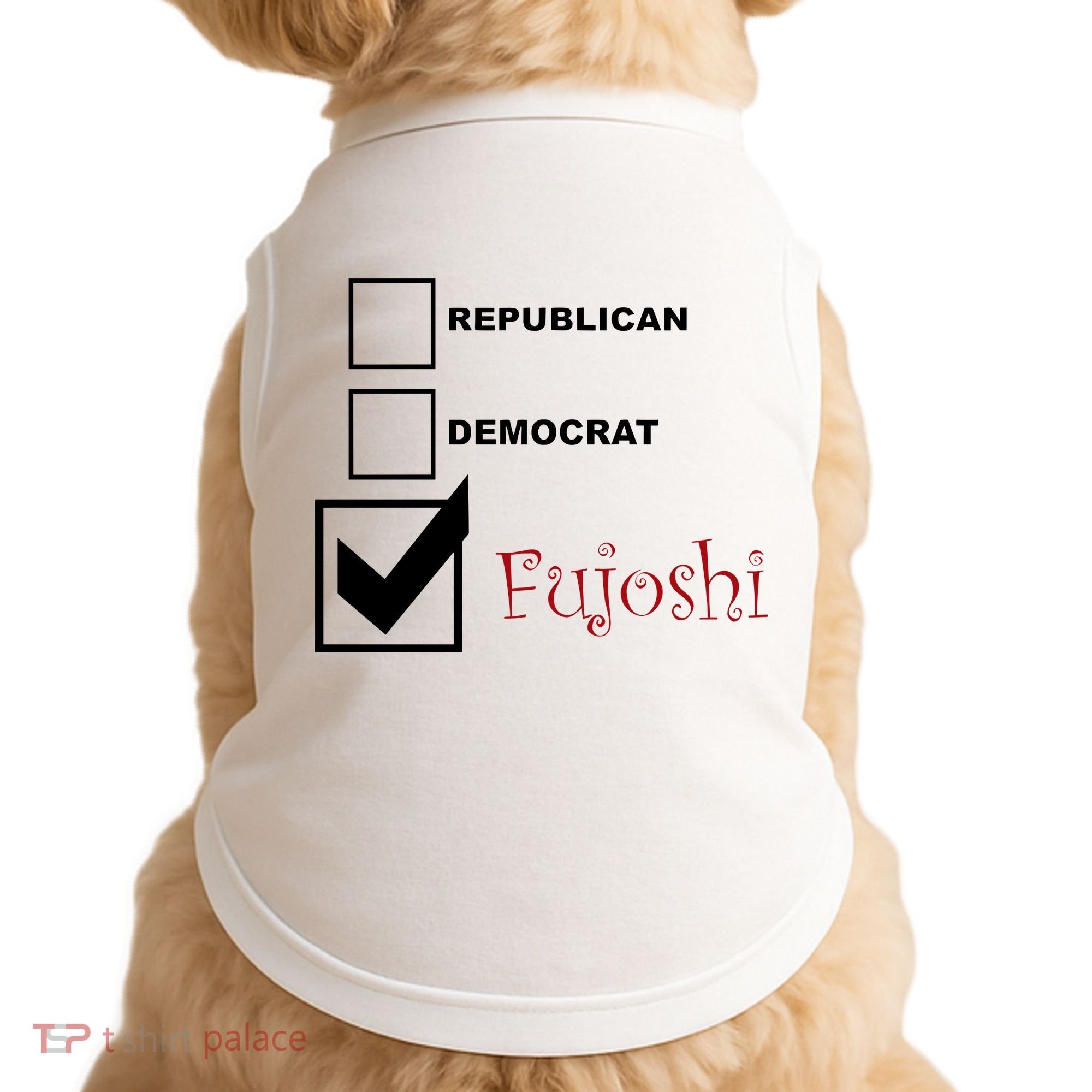 Republican Democrat Fujoshi Doggie Tank