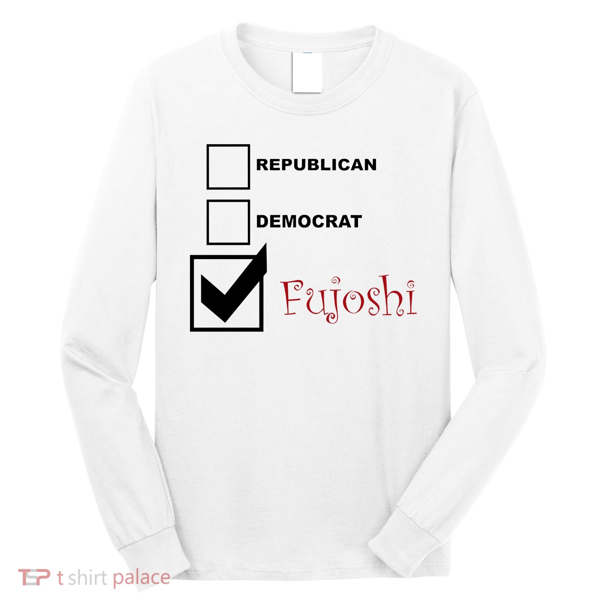 Republican Democrat Fujoshi Long Sleeve Shirt