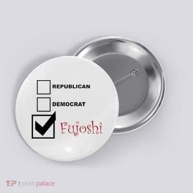 Republican Democrat Fujoshi Button