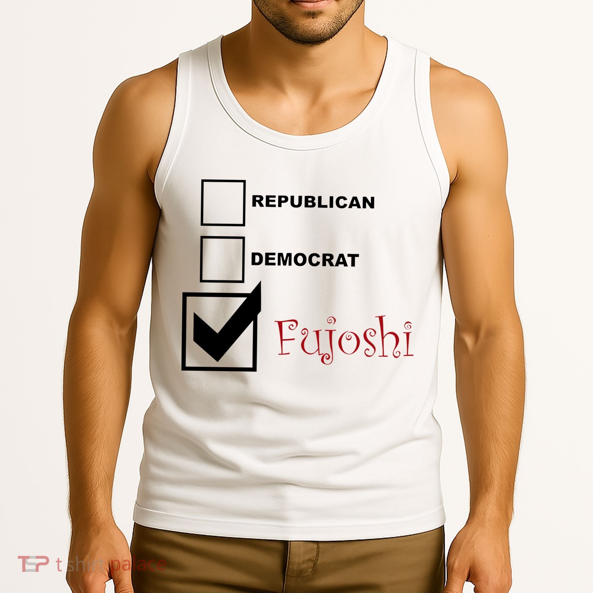 Republican Democrat Fujoshi Tank Top