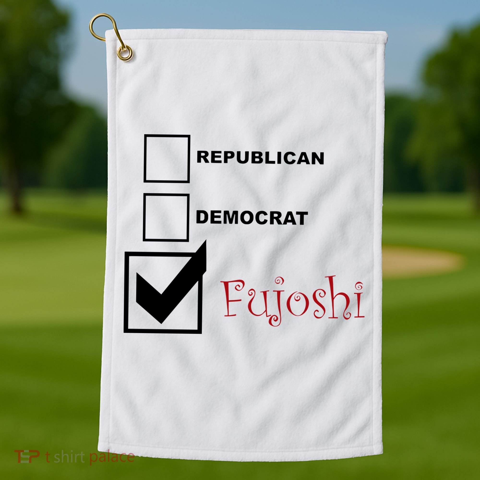 Republican Democrat Fujoshi Golf Towel