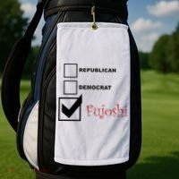 Republican Democrat Fujoshi Golf Towel thumb 2