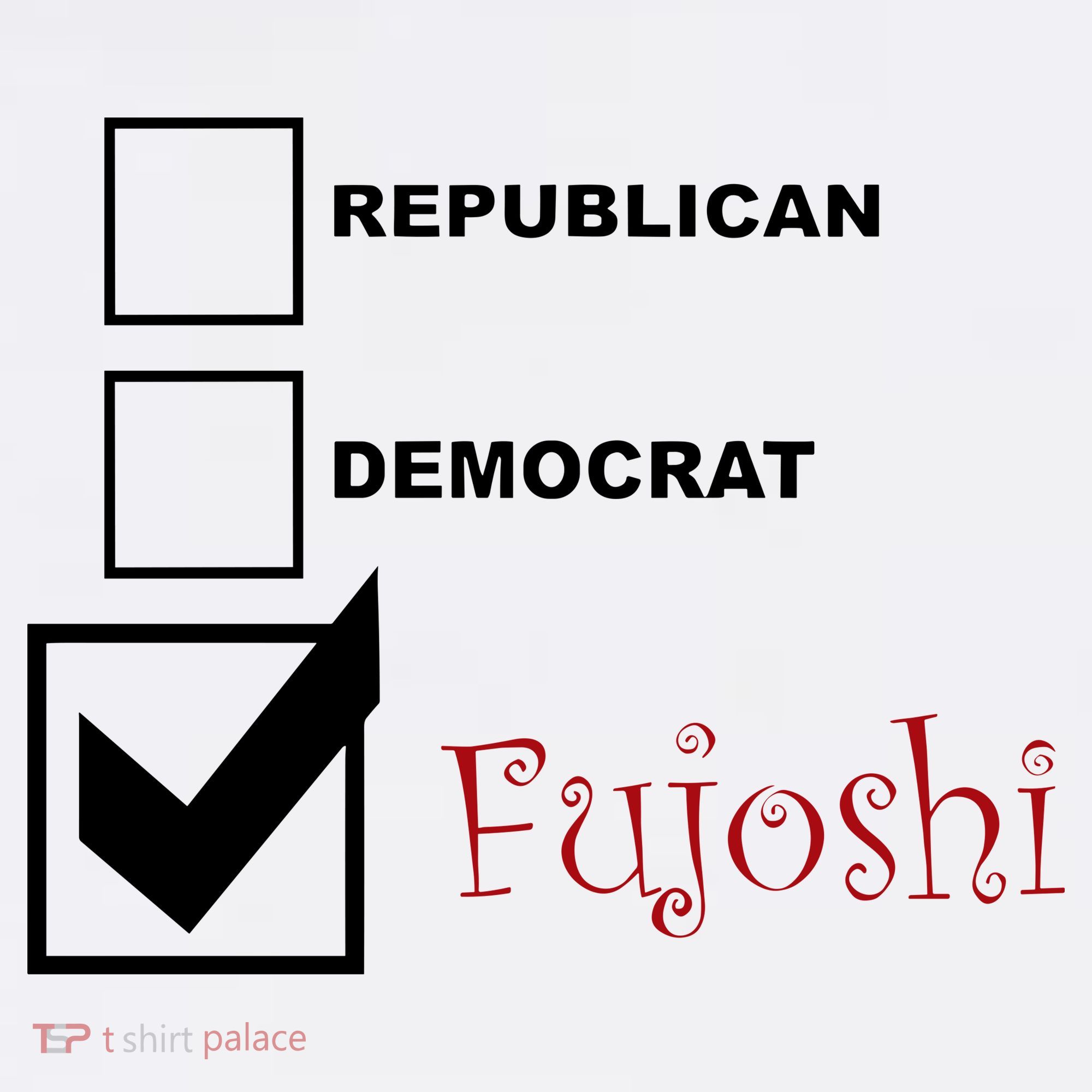 Republican Democrat Fujoshi Women's T-Shirt