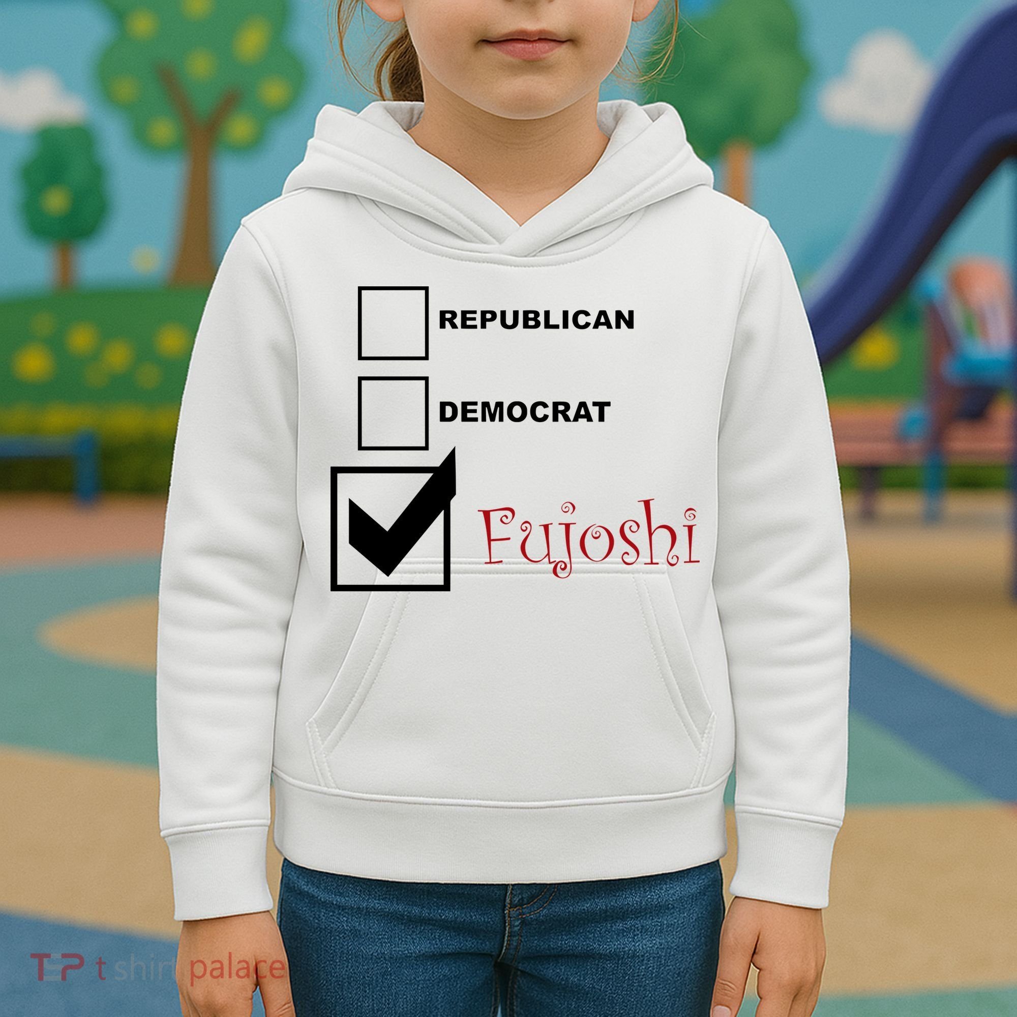 Republican Democrat Fujoshi Kids Hoodie