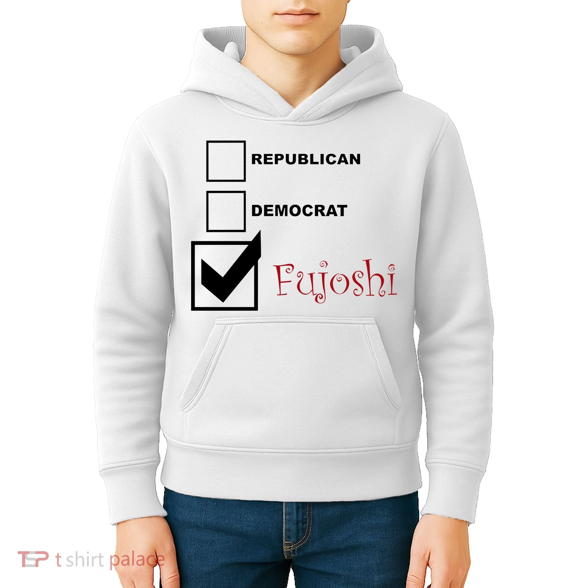 Republican Democrat Fujoshi Kids Hoodie