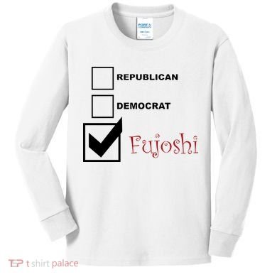 Republican Democrat Fujoshi Kids Long Sleeve Shirt