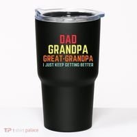Retro Dad Grandpa Great Grandpa Tumbler thumb 0