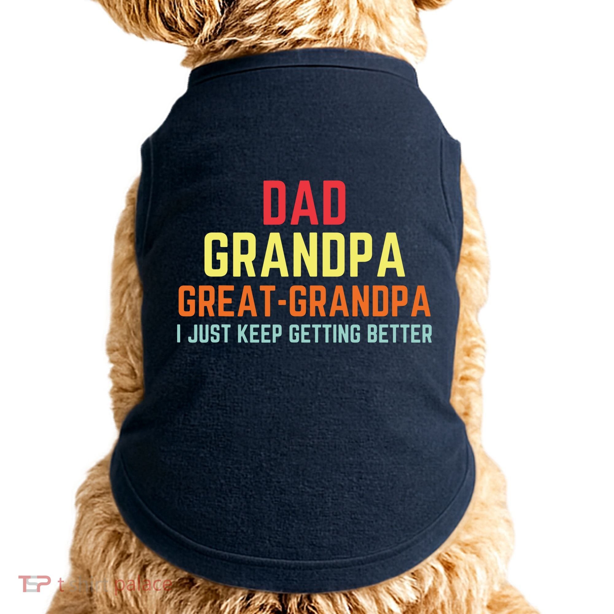 Retro Dad Grandpa Great Grandpa Doggie Tank