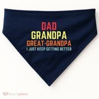 Retro Dad Grandpa Great Grandpa USA-Made Doggie Bandana thumb 0