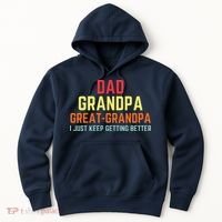 Retro Dad Grandpa Great Grandpa Hoodie thumb 0