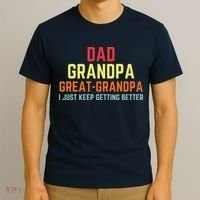Retro Dad Grandpa Great Grandpa T-Shirt thumb 3
