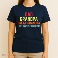 Retro Dad Grandpa Great Grandpa T-Shirt thumb 4