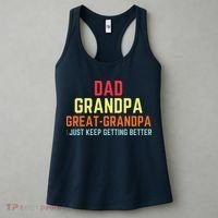 Retro Dad Grandpa Great Grandpa Women's Tank Top thumb 3
