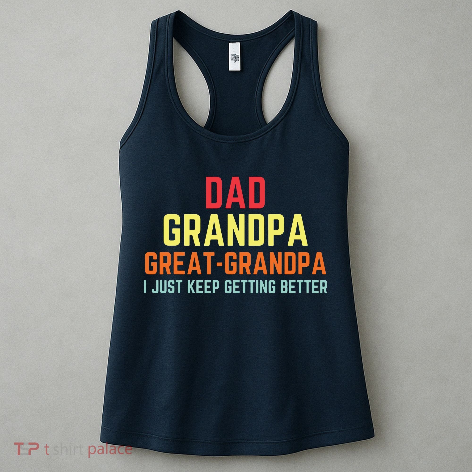 Retro Dad Grandpa Great Grandpa Women's Tank Top
