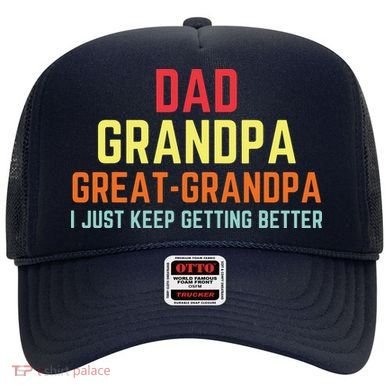 Retro Dad Grandpa Great Grandpa Hat