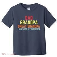 Retro Dad Grandpa Great Grandpa Toddler T-Shirt thumb 0