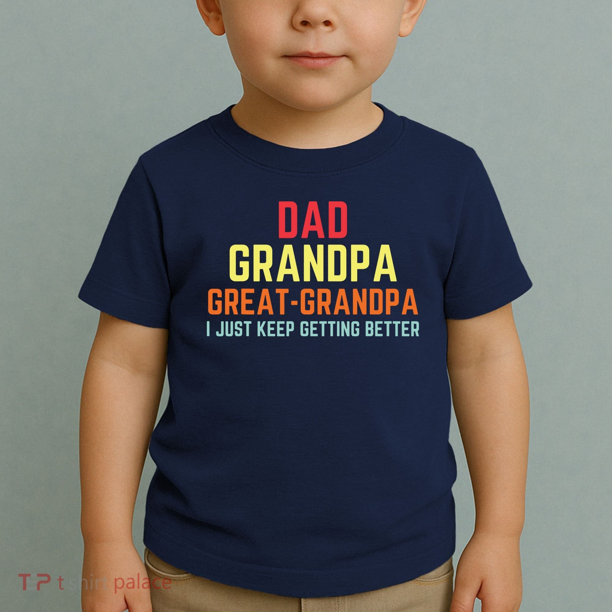 Retro Dad Grandpa Great Grandpa Toddler T-Shirt