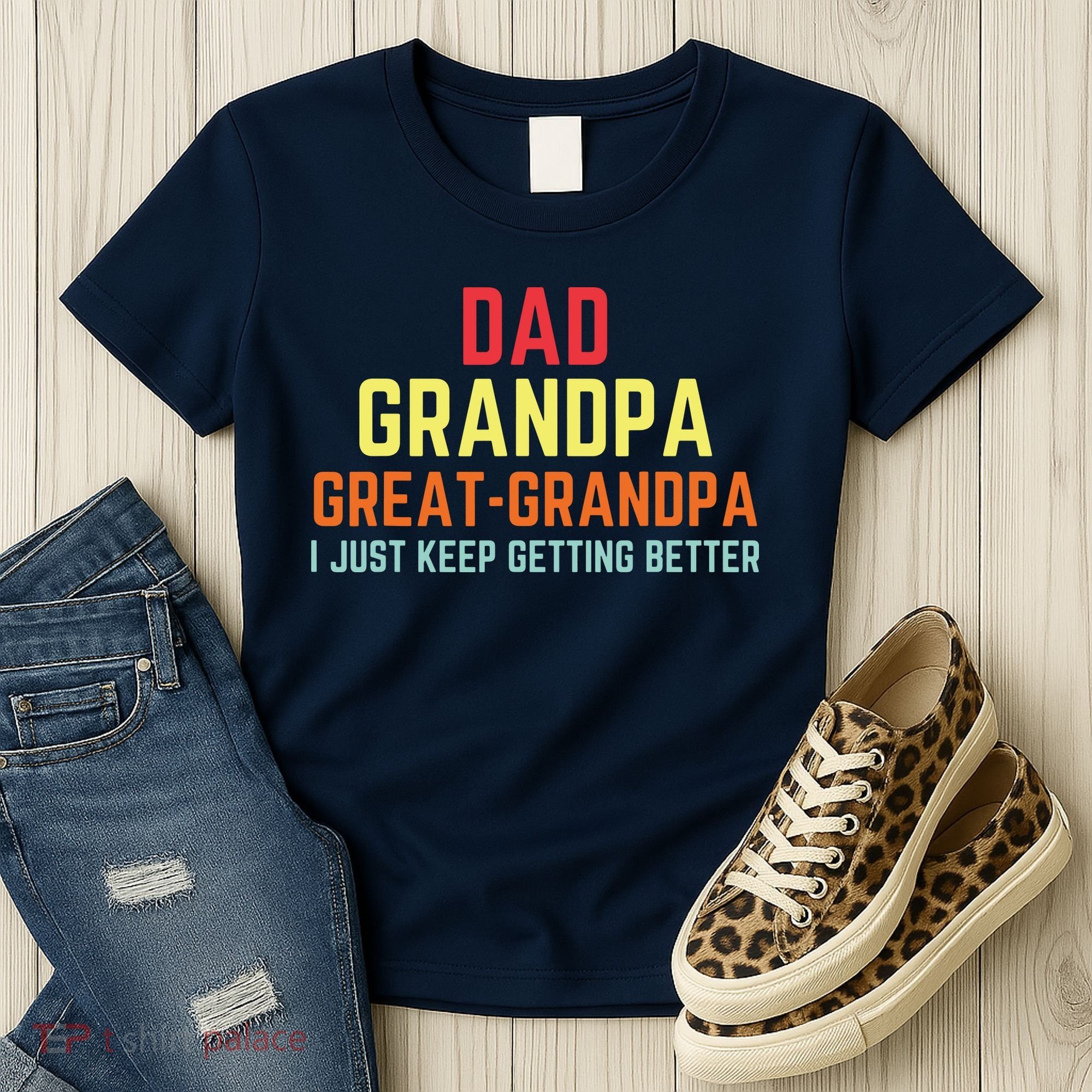 Retro Dad Grandpa Great Grandpa Women's T-Shirt