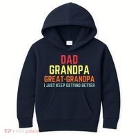Retro Dad Grandpa Great Grandpa Kids Hoodie thumb 0