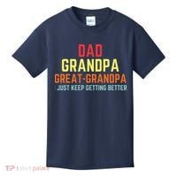 Retro Dad Grandpa Great Grandpa Kids T-Shirt thumb 0