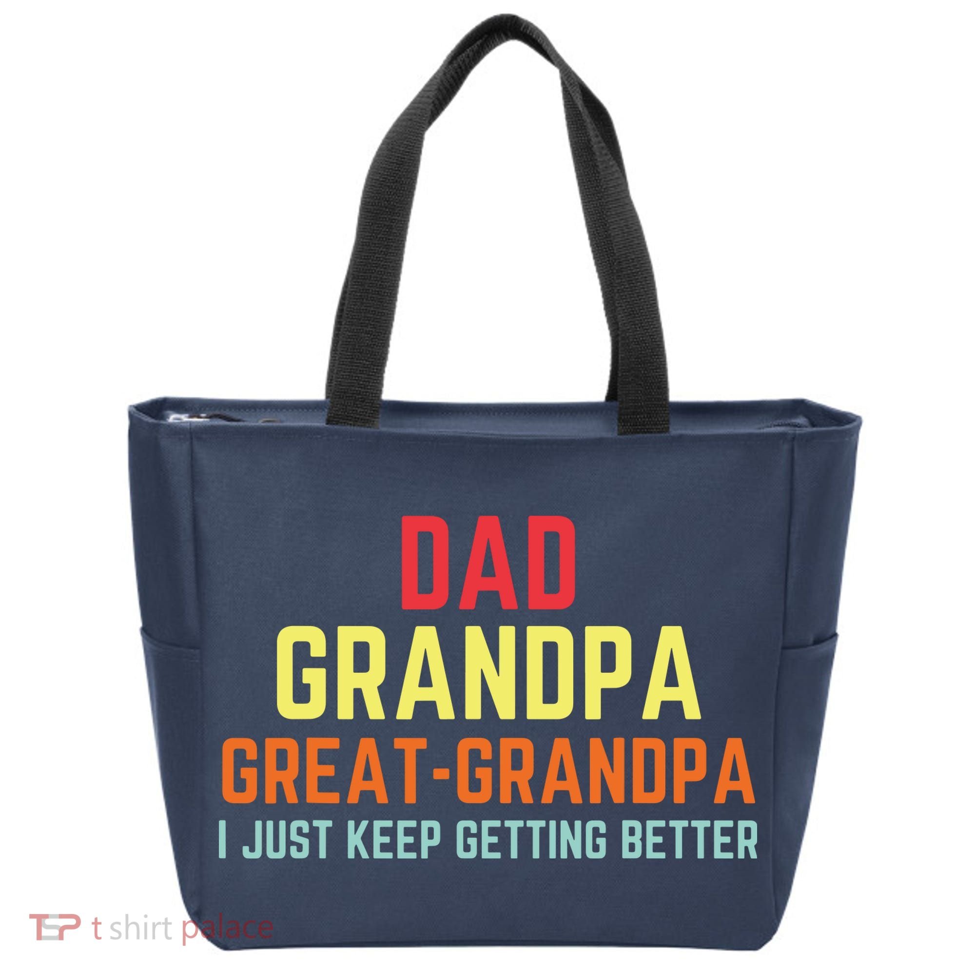 Retro Dad Grandpa Great Grandpa Tote Bag